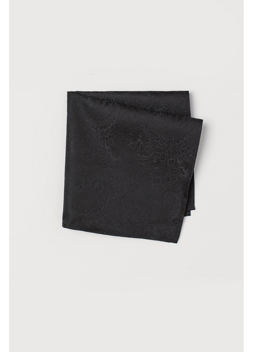 Платок H&M однотонный чёрный кэжуал