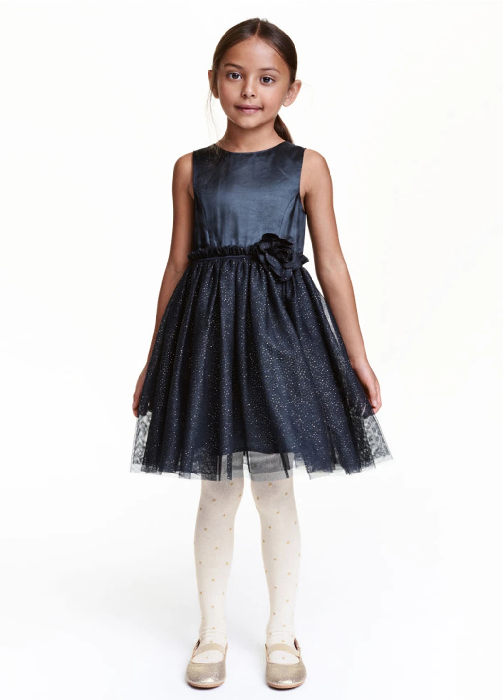 Синее платье H&M (92412181)