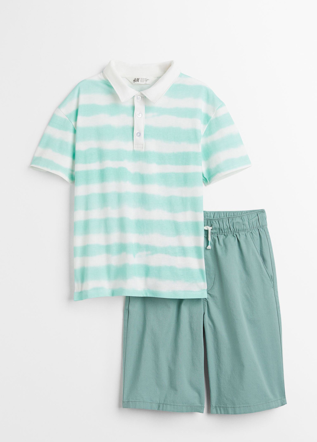 Комбинированный летний комплект (футболка, шорты) H&M