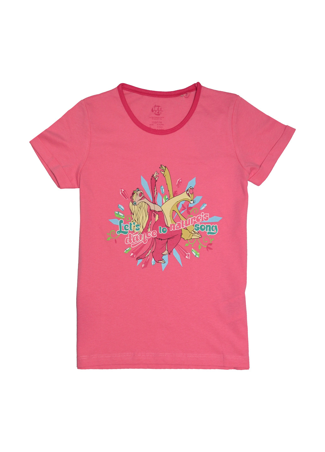 Коралловая летняя футболка Lupilu