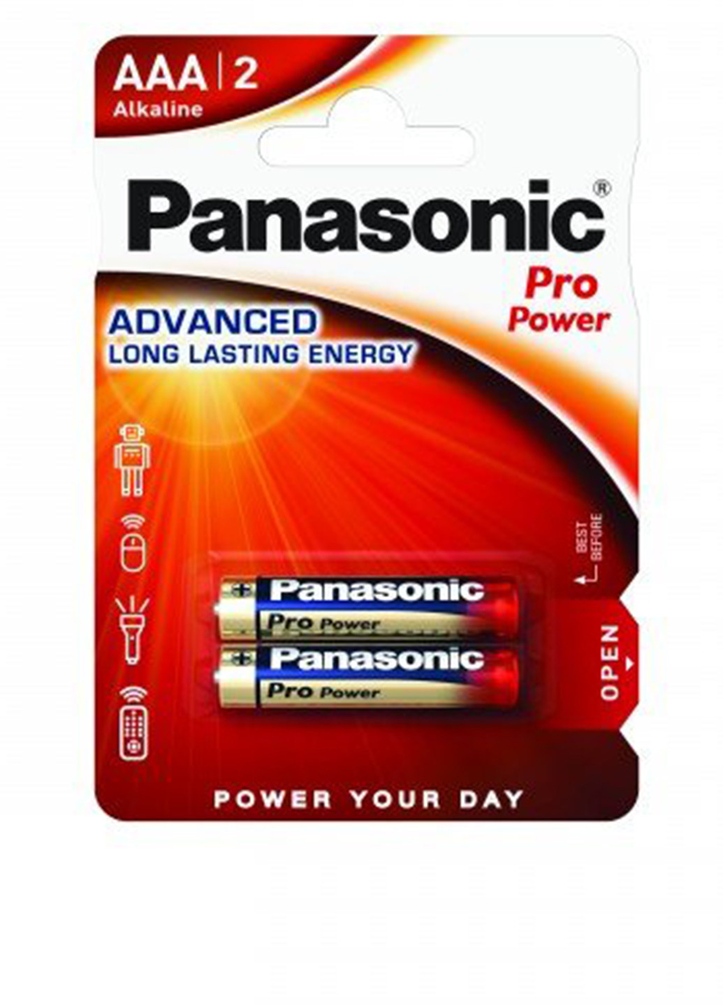 Батарейка Panasonic pro power aaa bli 2 alkaline (lr03xeg/2bp) (138004310)
