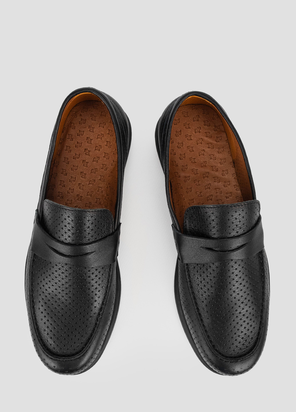 Черные кэжуал туфли Prime Shoes без шнурков