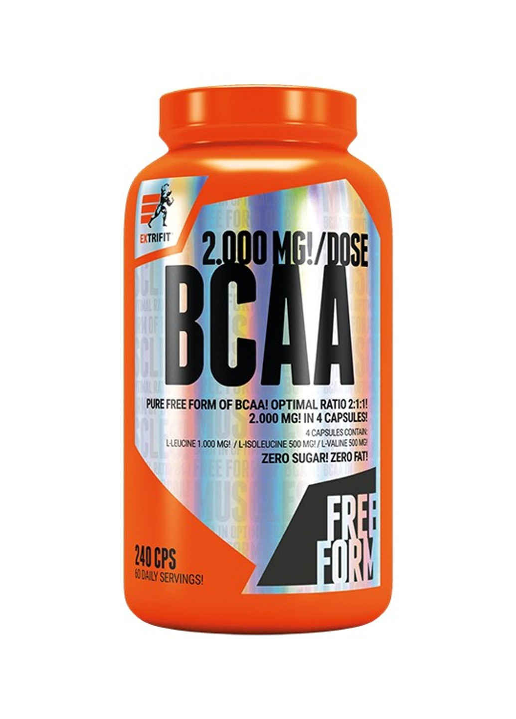 БЦАА BCAA 2-1-1 PURE 240 капсул Extrifit (255363241)