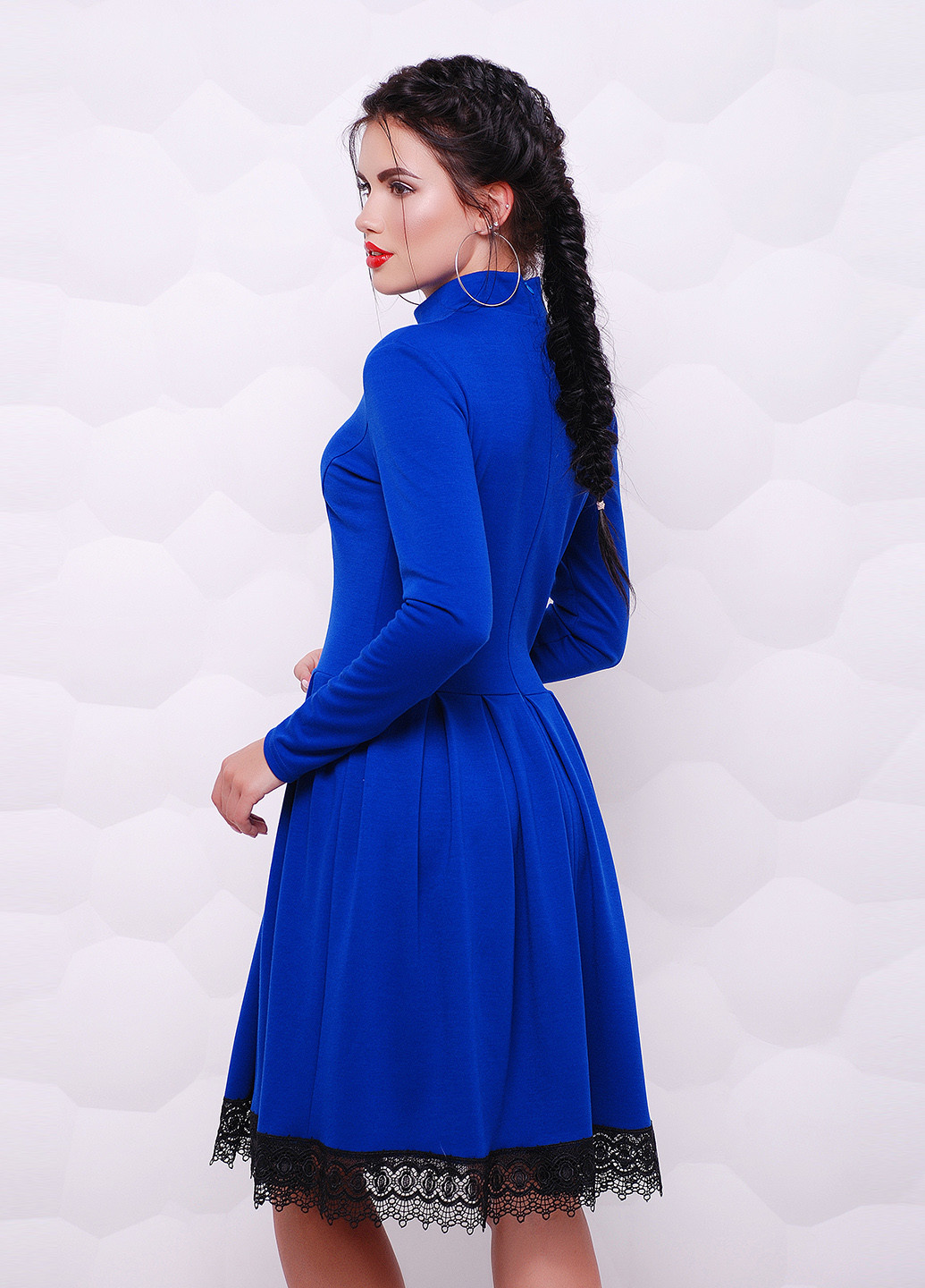 Синя кежуал сукня Fashion Up однотонна