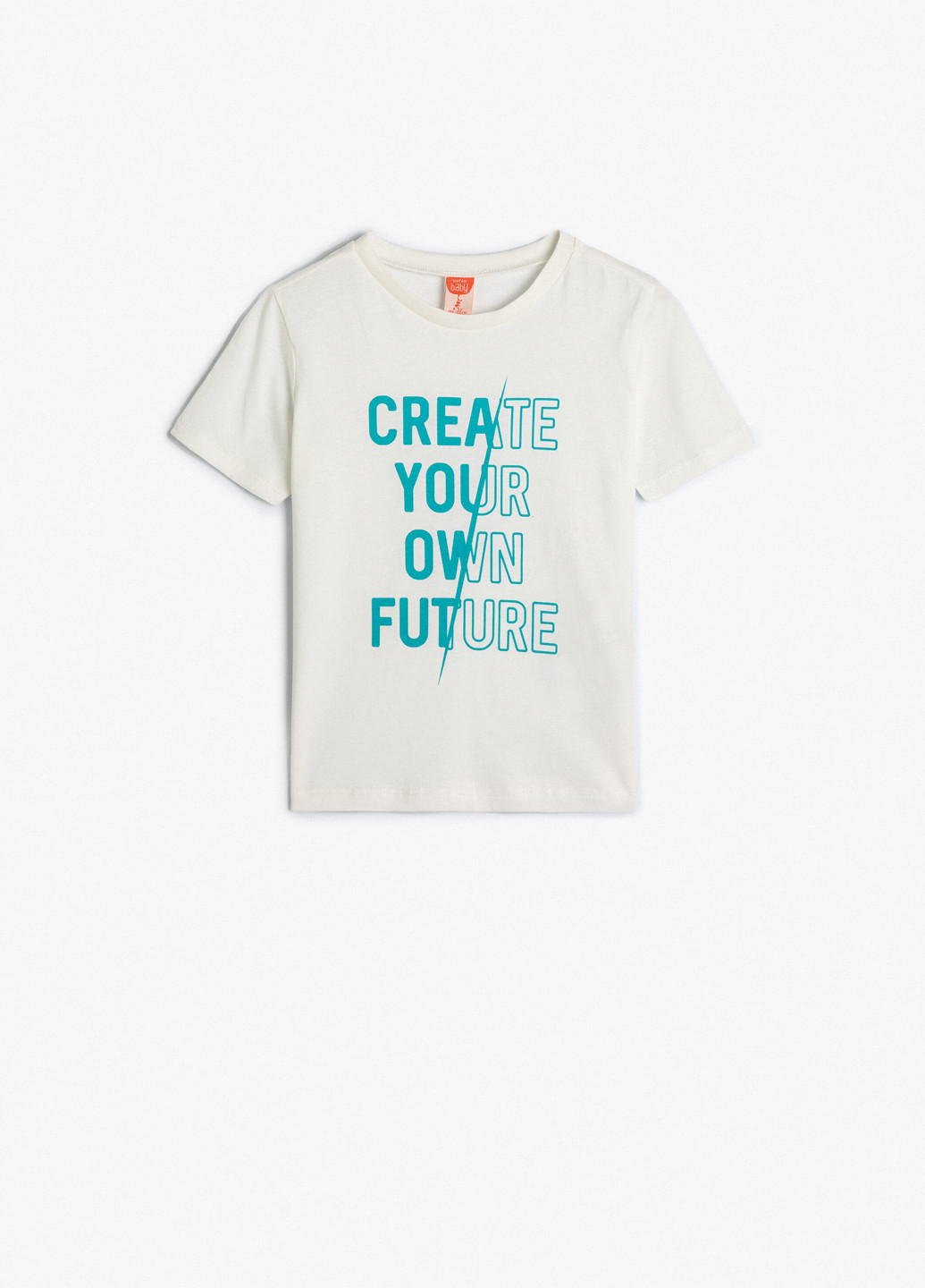 Белая летняя футболка KOTON