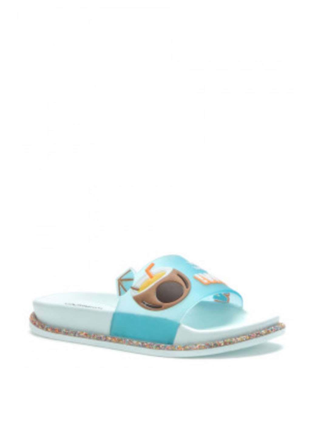 Голубые шлепанцы Keddo