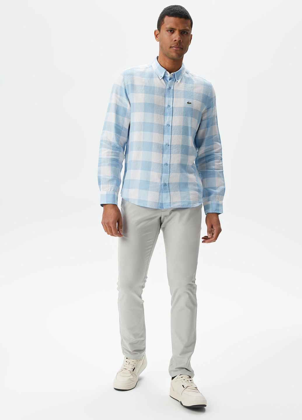 Цветная кэжуал рубашка в клетку Lacoste