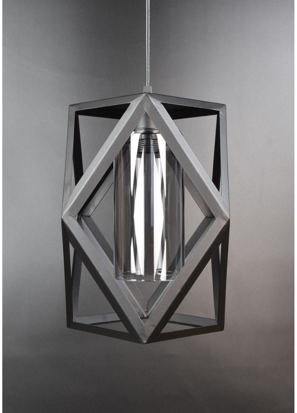 Люстра потолочная подвесная в стиле LOFT (лофт) 12172/1-br Черный 40х28х28 см. Sunnysky (253122298)