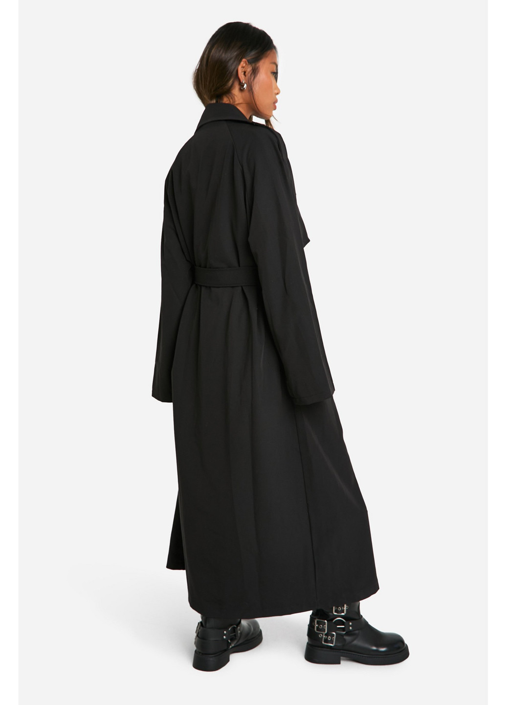 Плащ Boohoo на пуговицах демисезон (362192362)