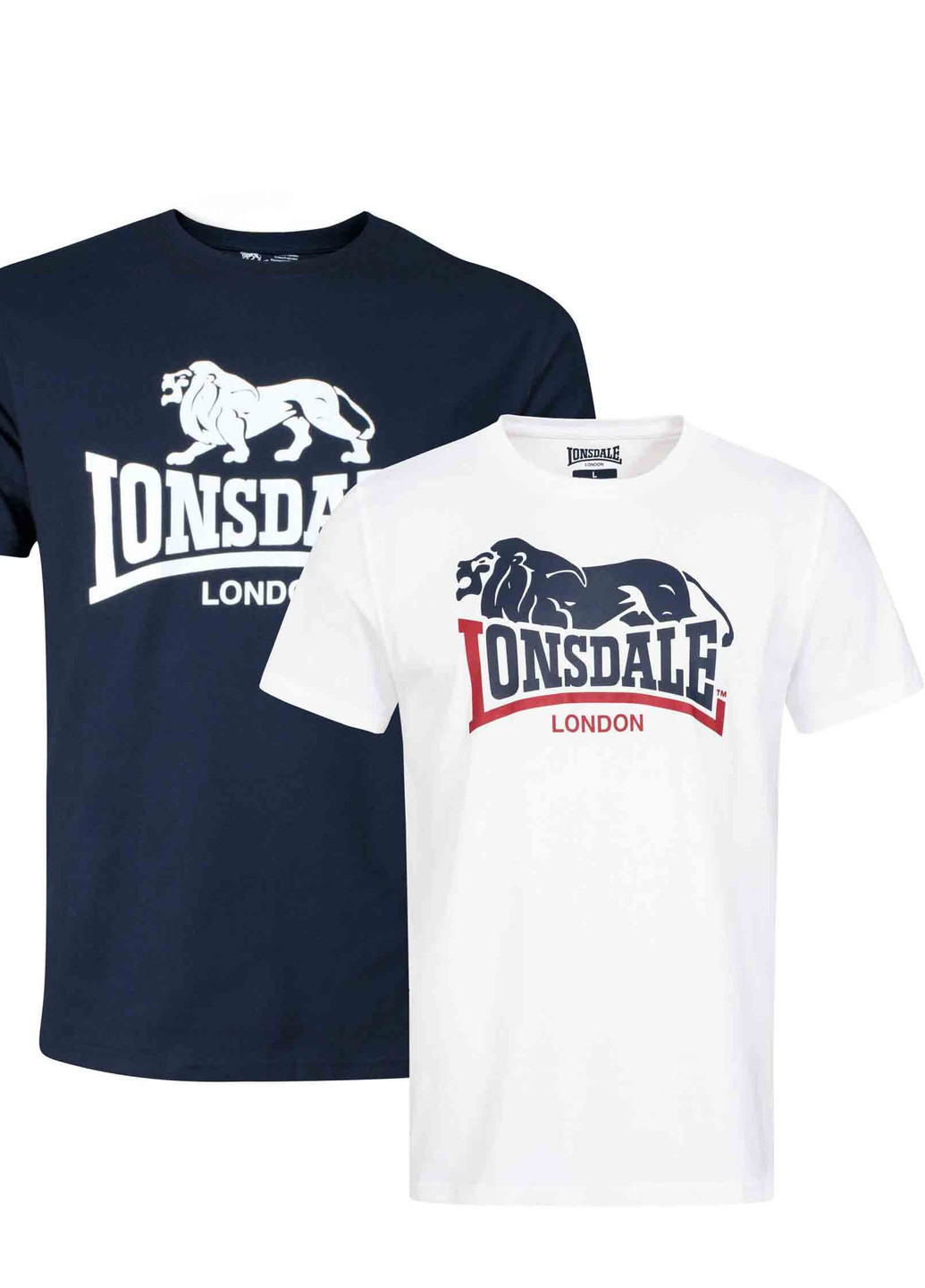 Комбинированная комплект 2 футболки Lonsdale LOSCOE Double Pack