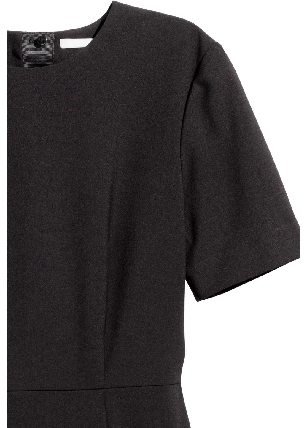 Черное кэжуал платье H&M однотонное