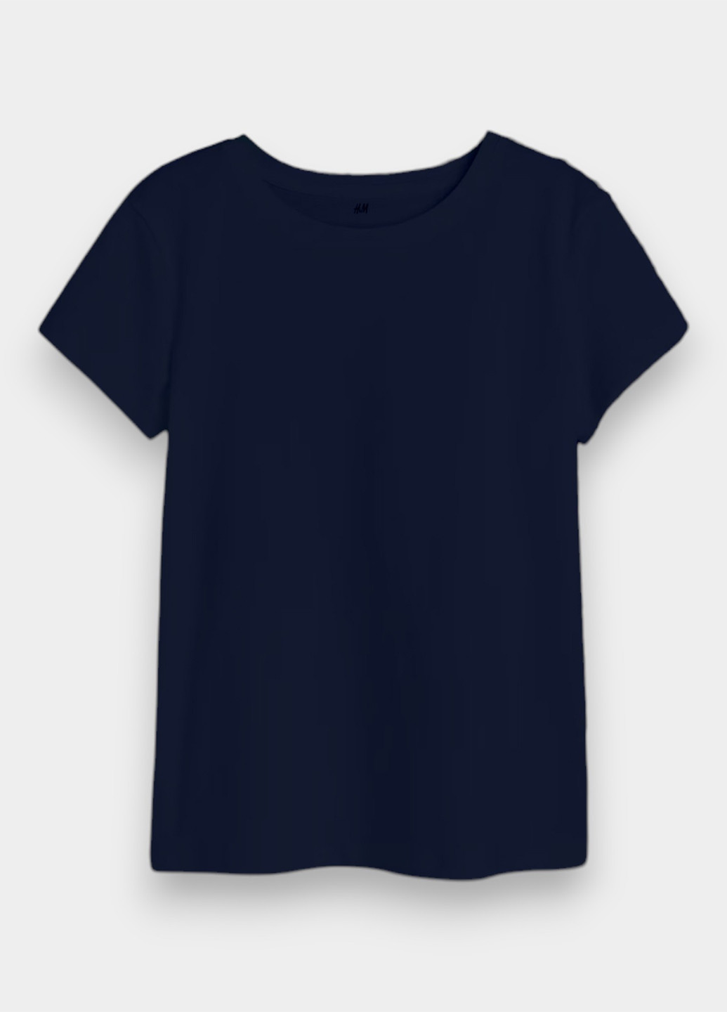 Темно-синяя летняя футболка H&M