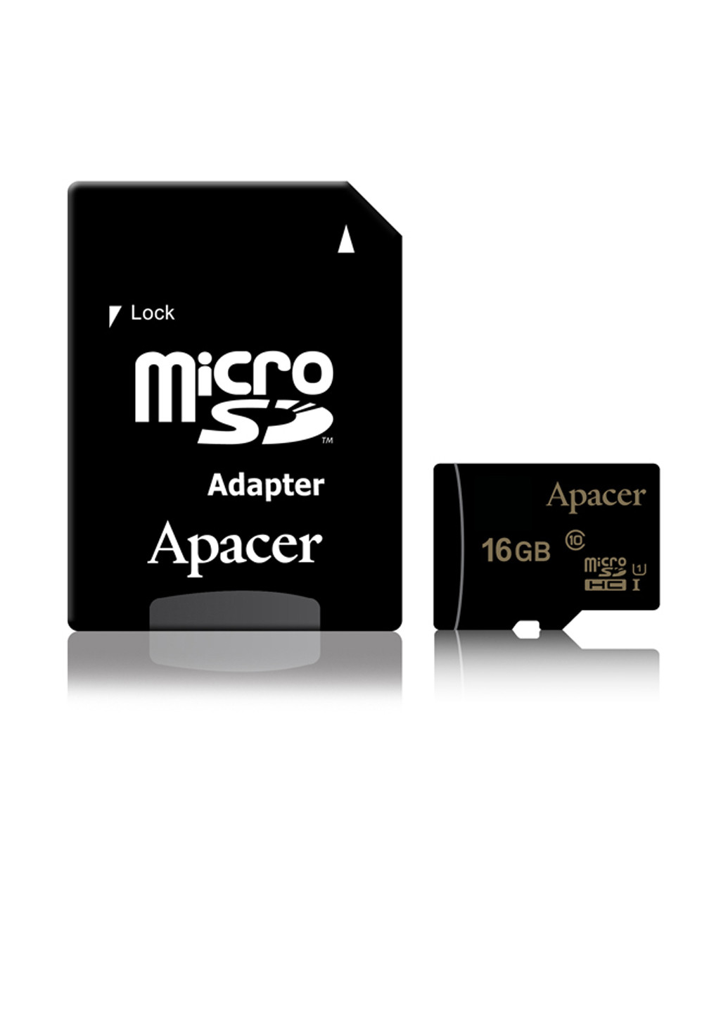 Карта памяти microSDHC 16GB C10 UHS-I + SD-adapter (AP16GMCSH10U1-R) Apacer карта памяти apacer microsdhc 16gb c10 uhs-i + sd-adapter (ap16gmcsh10u1-r) (135316876)