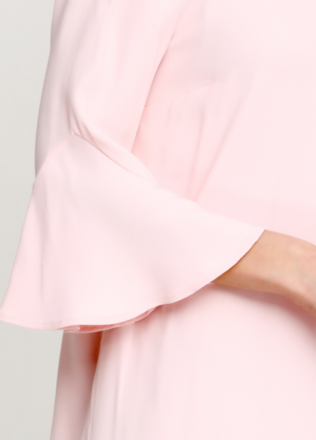 Светло-розовое деловое платье а-силуэт Liu Jo однотонное