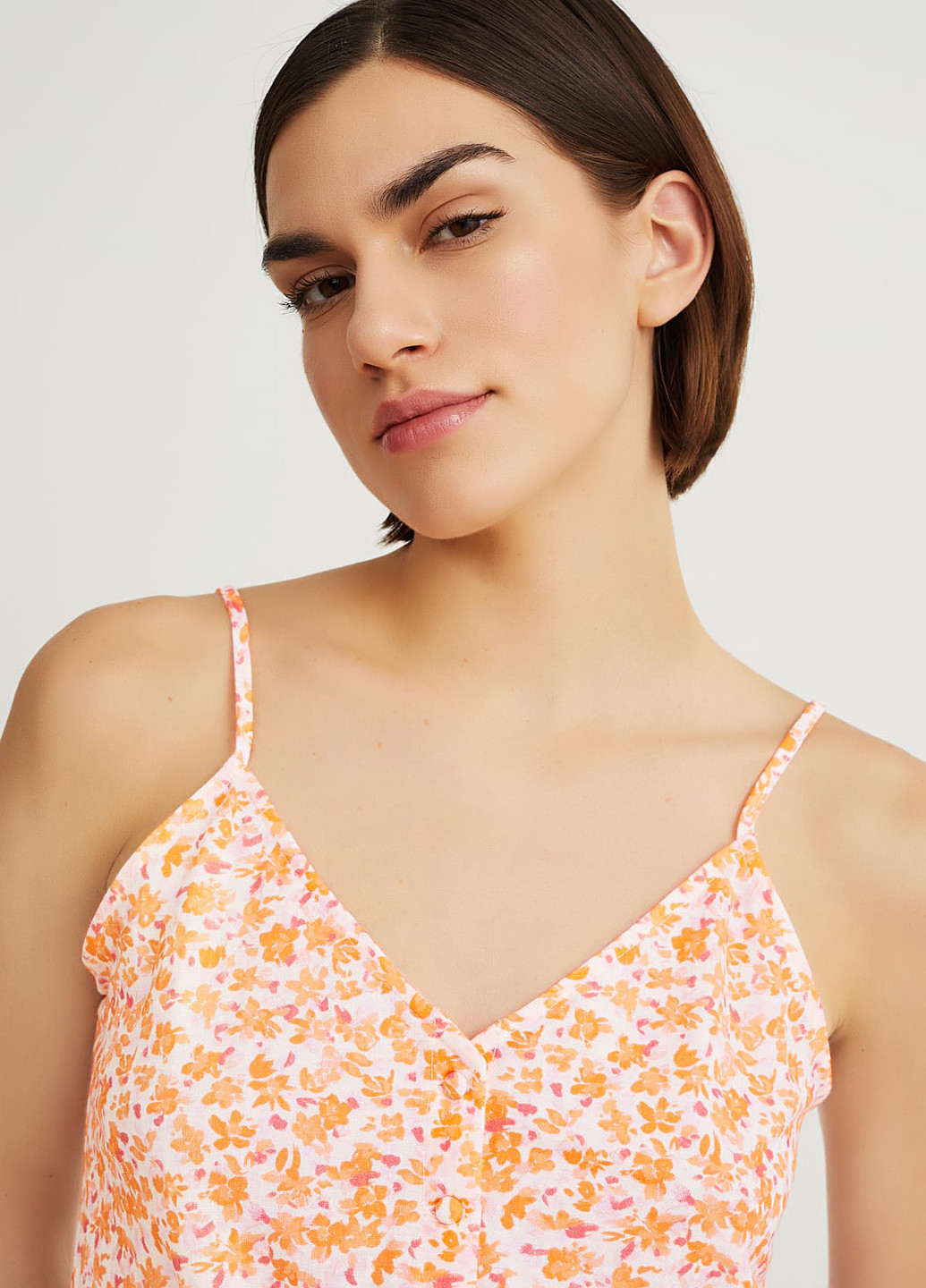 Помаранчева блуза C&A