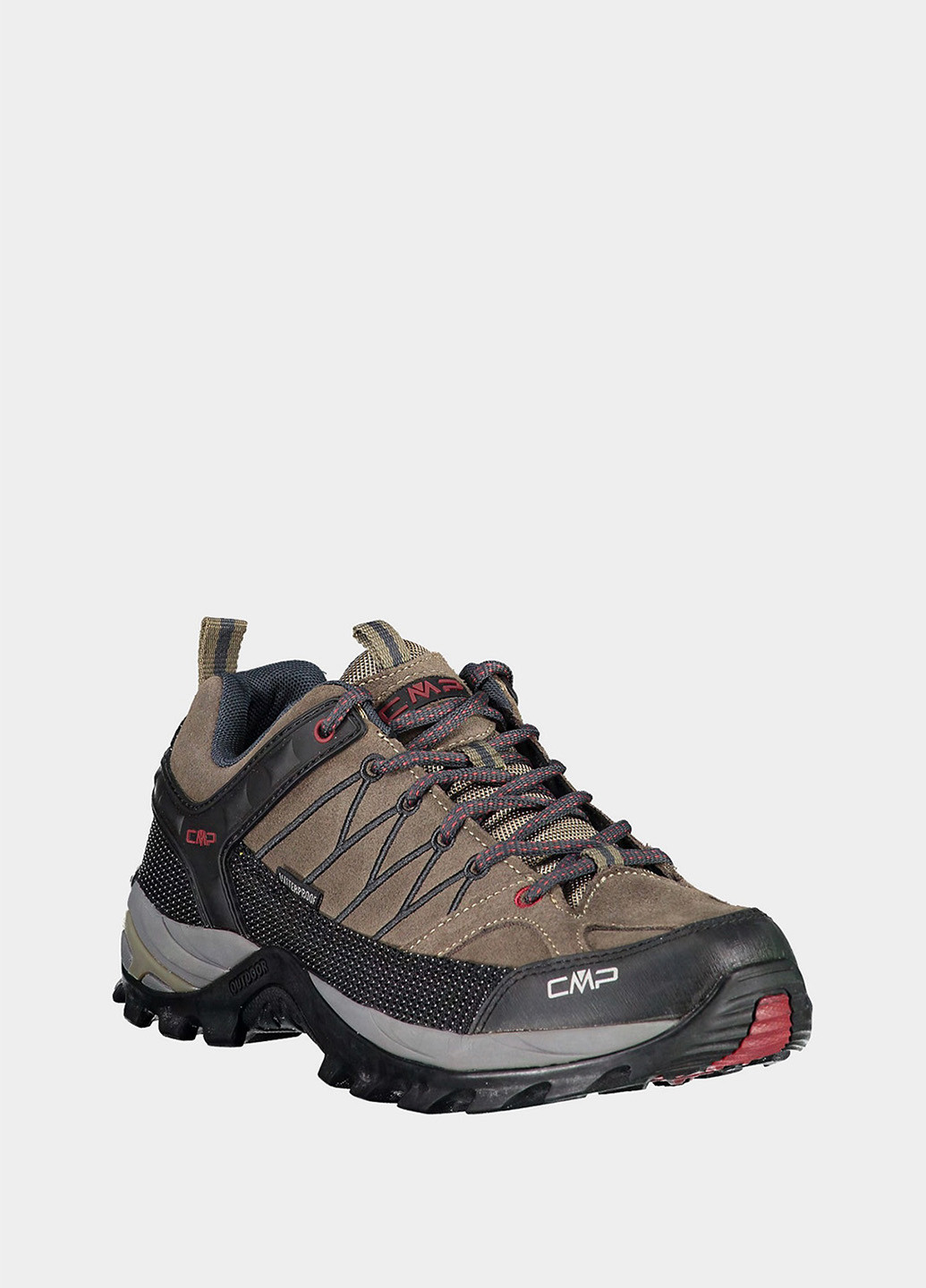 Графитовые всесезонные кроссовки CMP RIGEL LOW TREKKING SHOES WP
