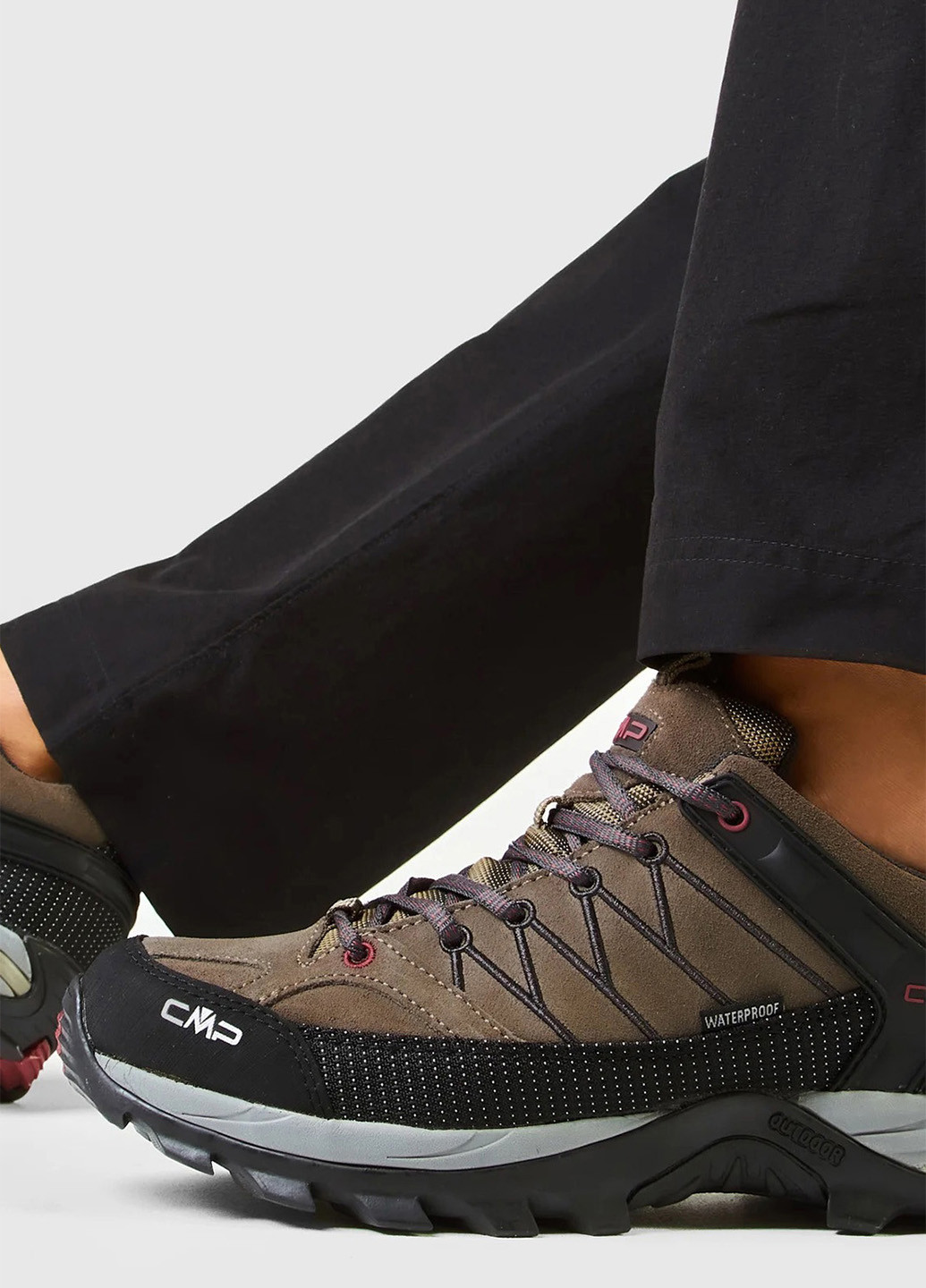 Графитовые всесезонные кроссовки CMP RIGEL LOW TREKKING SHOES WP