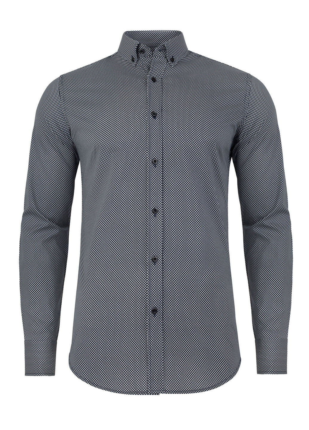 Черная кэжуал рубашка с абстрактным узором Pako Lorente