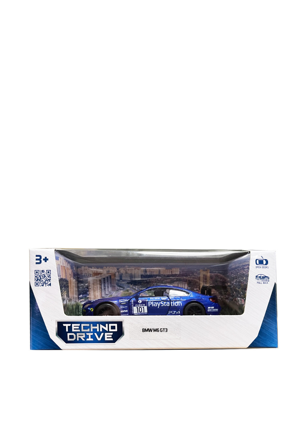 Автомодель BMW M6 GT3, 14 см TechnoDrive (267897316)