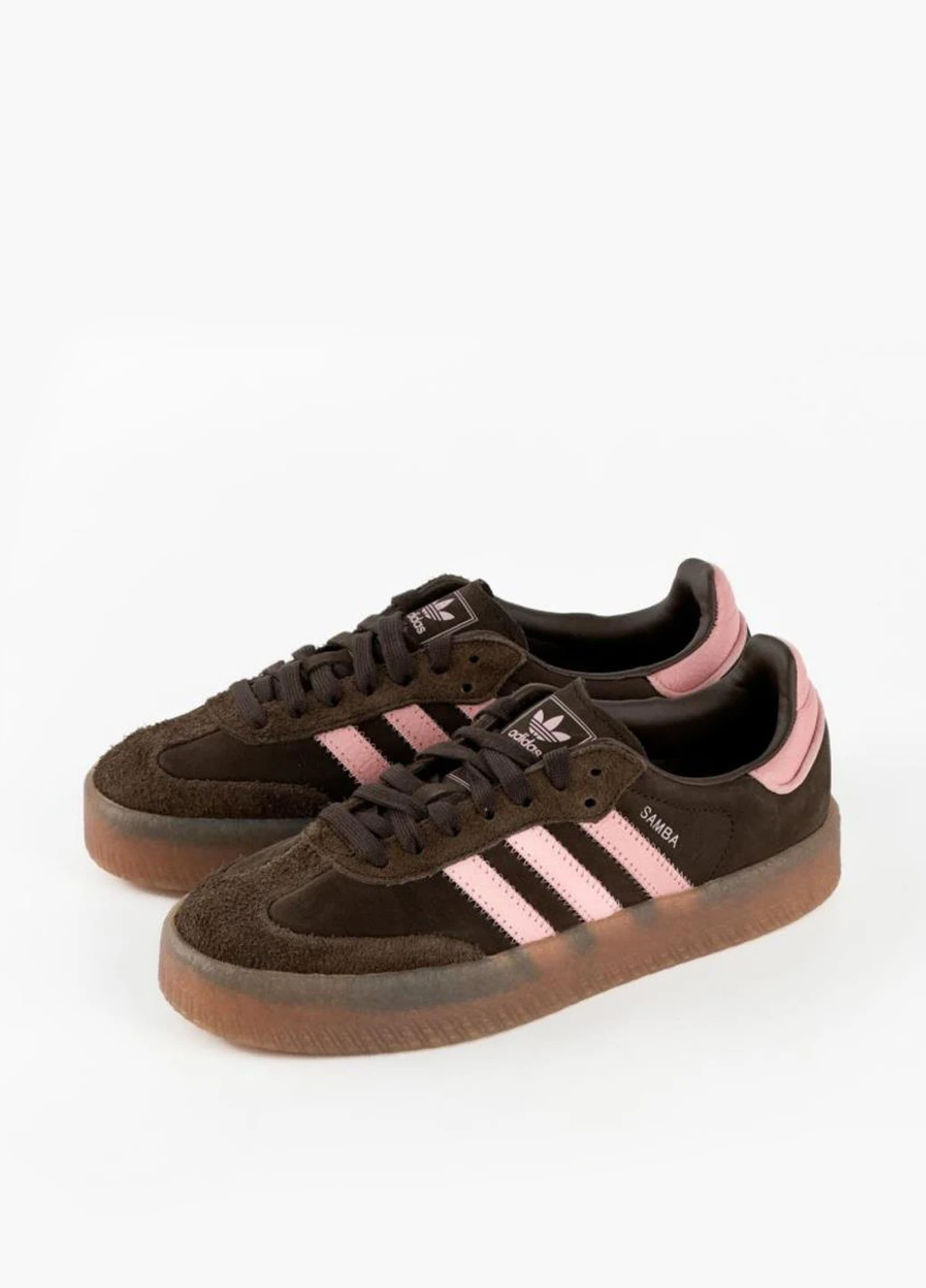 Кроссовки JI2744 adidas Sambae Dark Brown Wonder Mauve коричневые всесезоны (341248953)
