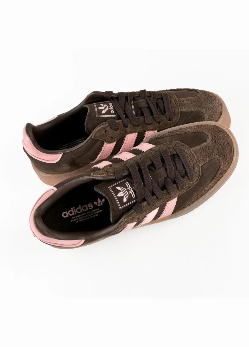 Кроссовки JI2744 adidas Sambae Dark Brown Wonder Mauve коричневые всесезоны (341248953)