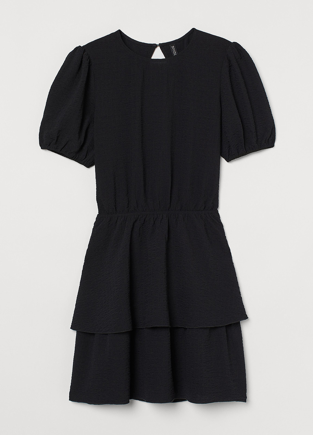 Черное кэжуал платье H&M однотонное