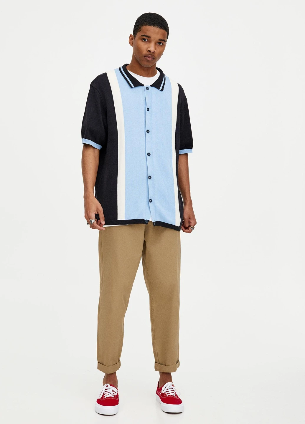 Брюки,коричневий, Pull & Bear (256797689)