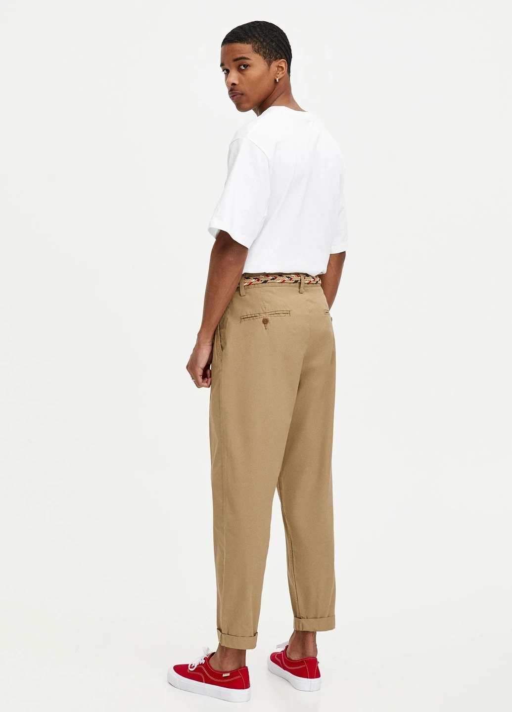 Брюки,коричневий, Pull & Bear (256797689)