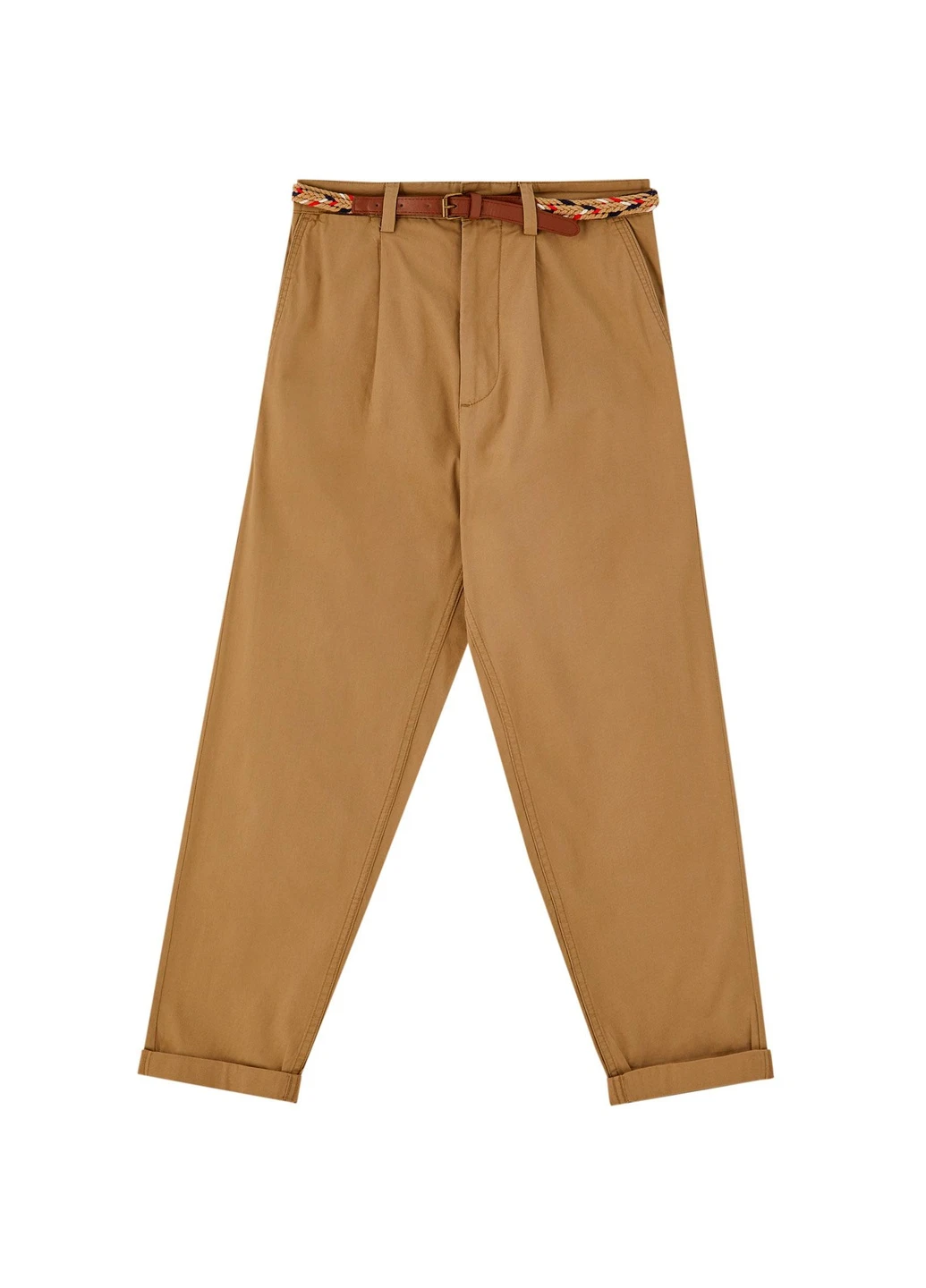 Брюки,коричневий, Pull & Bear (256797689)