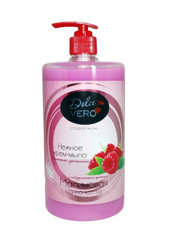 Рідке крем-мило Малинова панна-котта Dolce Vero (229750832)