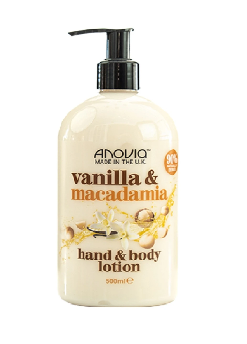 Лосьон для рук и тела Vanilla & Macadamia 500мл Anovia (253097587)