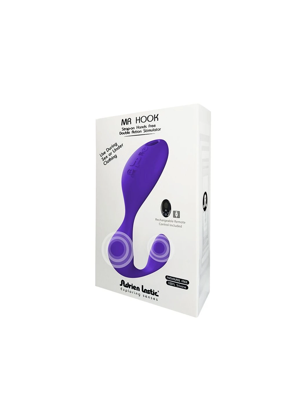 Вібратор під одяг Mr.Hook з пультом LRS Adrien Lastic (254551206)