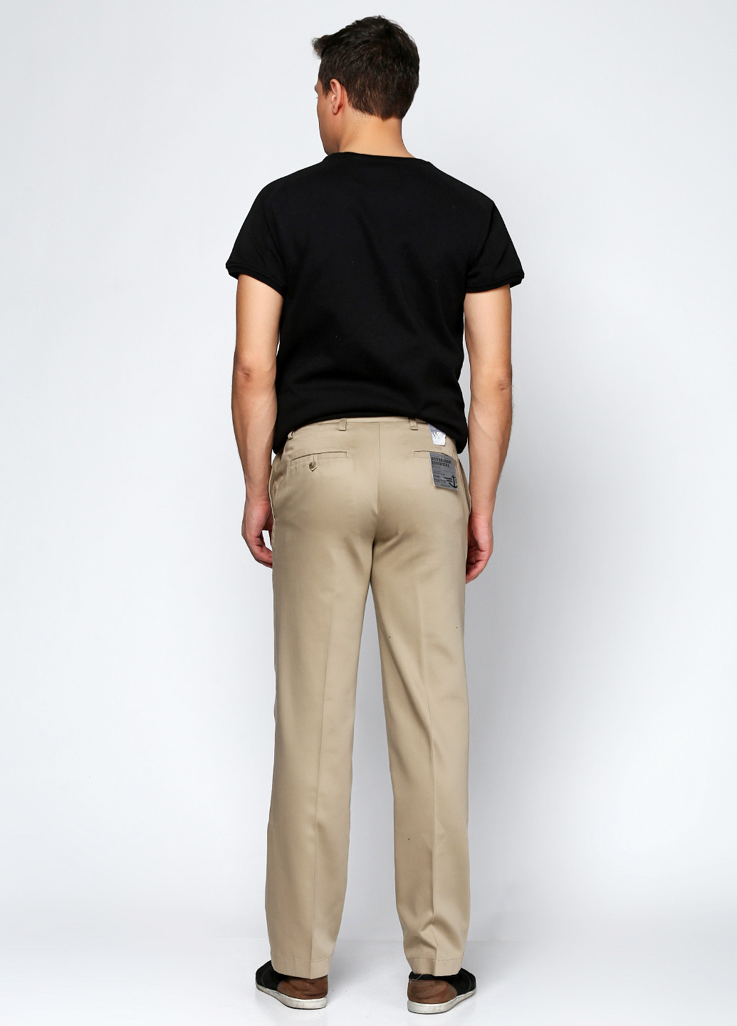 Темно-бежевые кэжуал демисезонные классические брюки Dockers