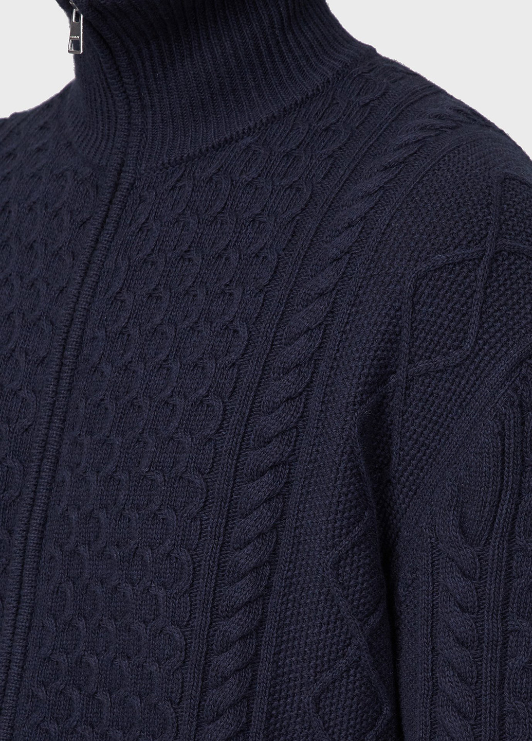 Темно-синій зимовий светр Gant