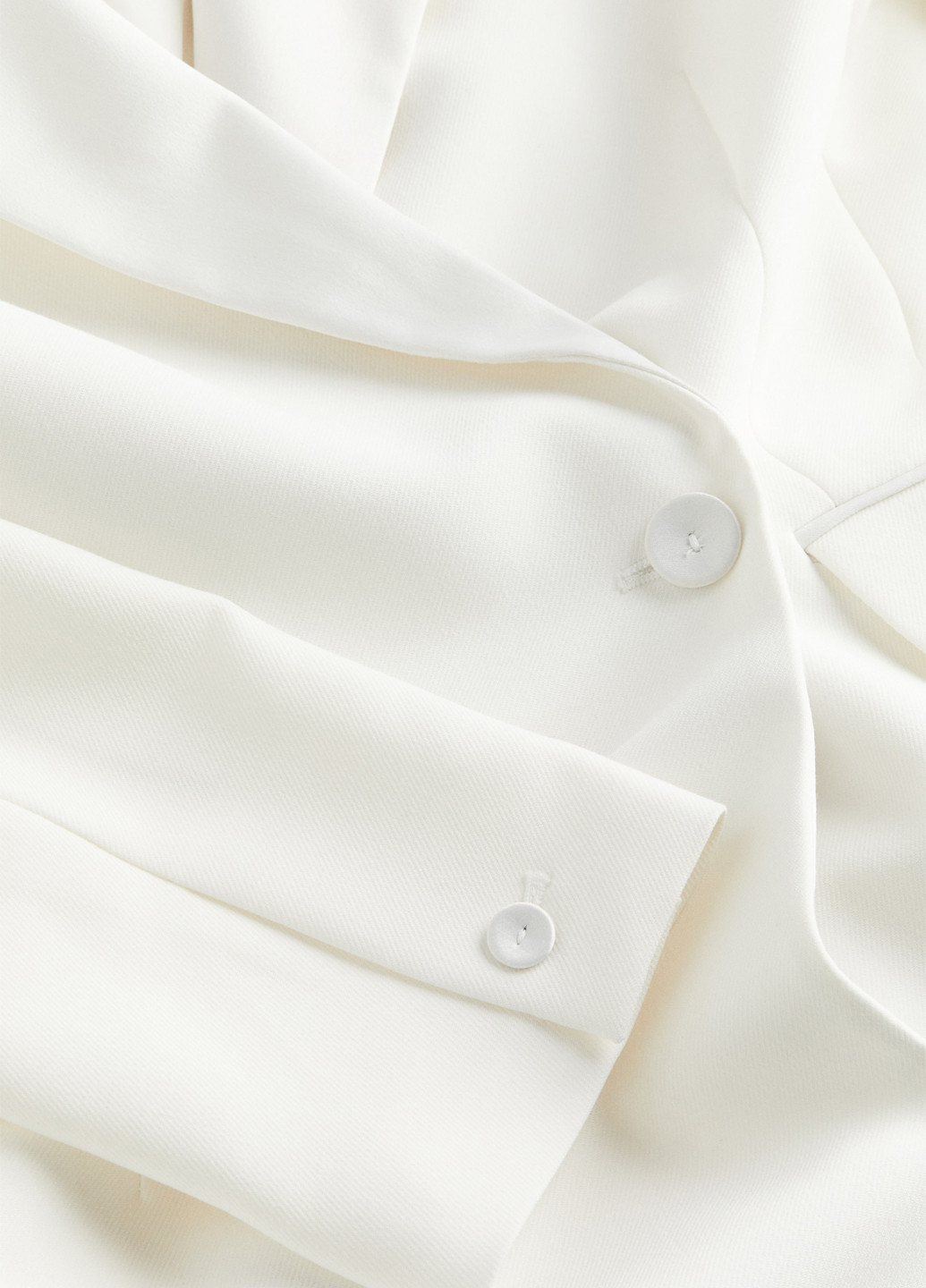 Білий кежуал сукня сукня-жакет H&M однотонна