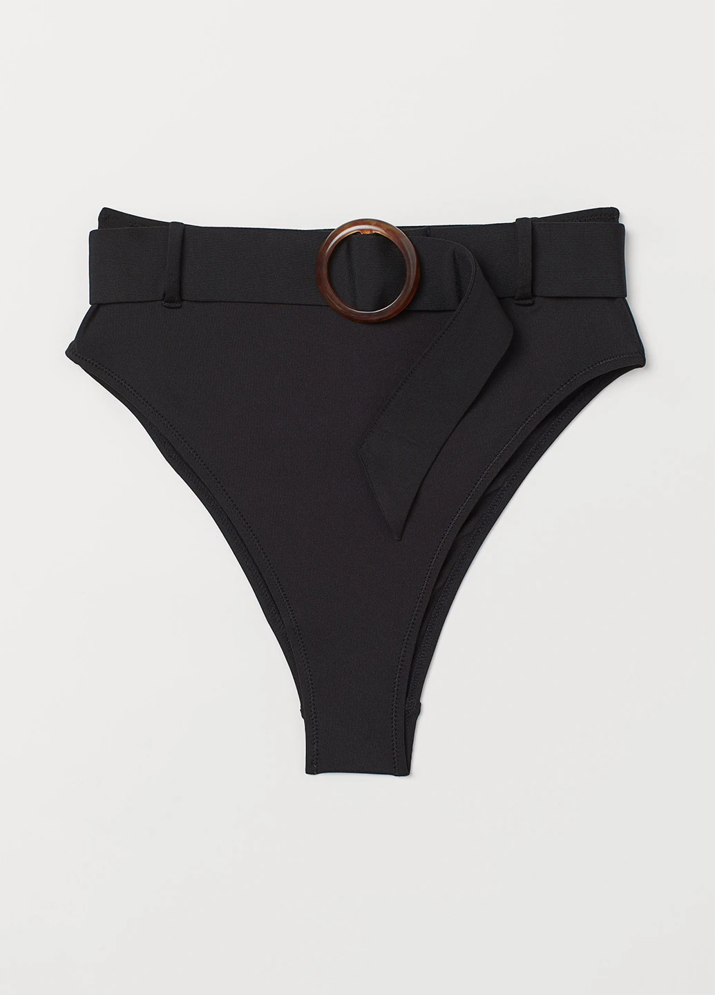 Черные купальные трусики-плавки однотонные H&M
