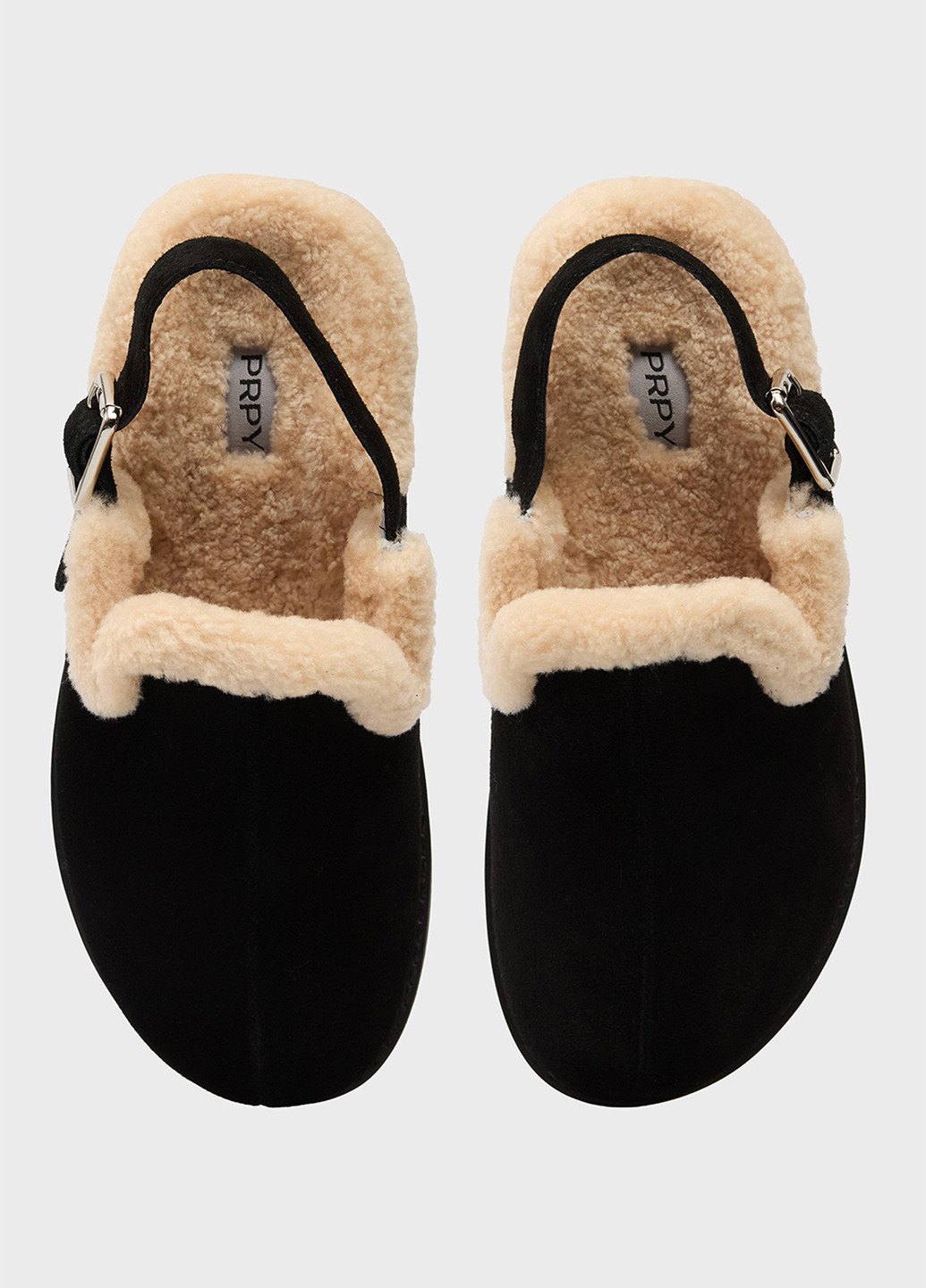 Черные сабо PRPY без каблука