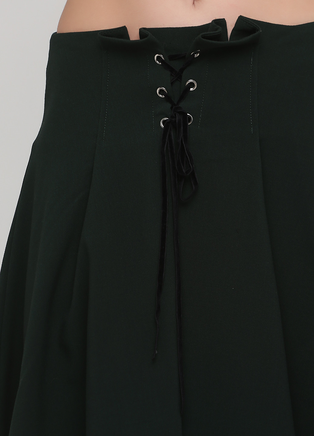 Темно-зеленая кэжуал юбка Reserved клешированная