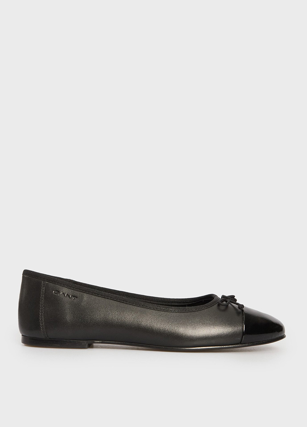 Жіночі балетки Gant | чорні однотонні логотип штучна шкіра (347656318)