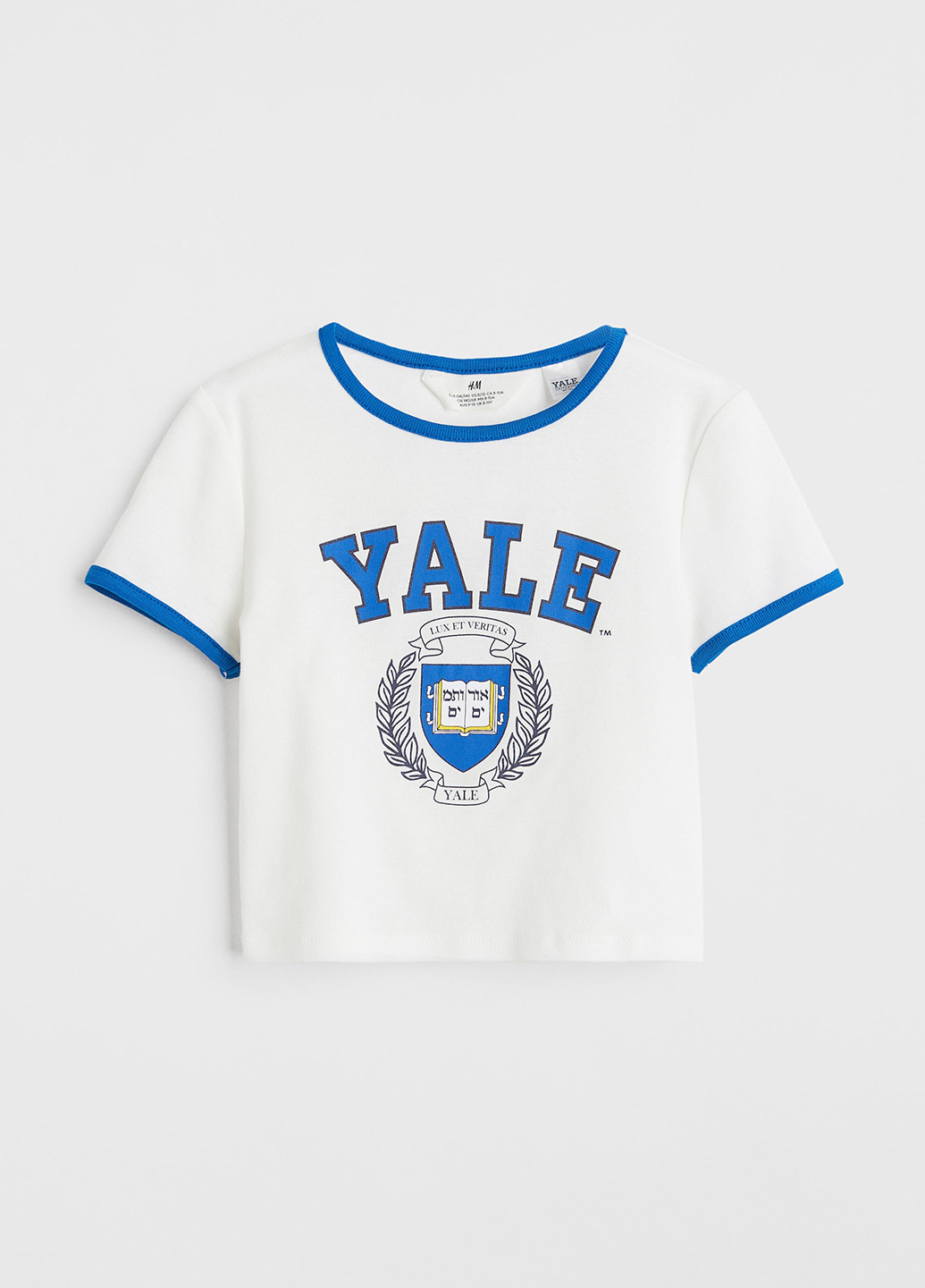 Белая летняя футболка H&M