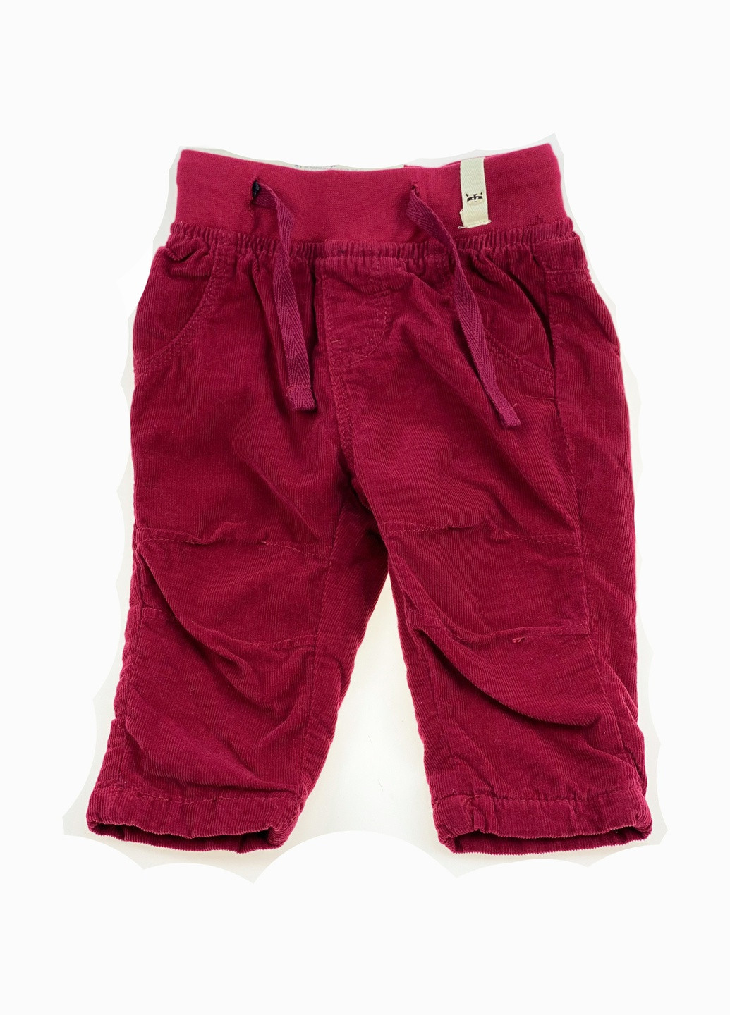 Бордовые кэжуал демисезонные брюки Kuniboo
