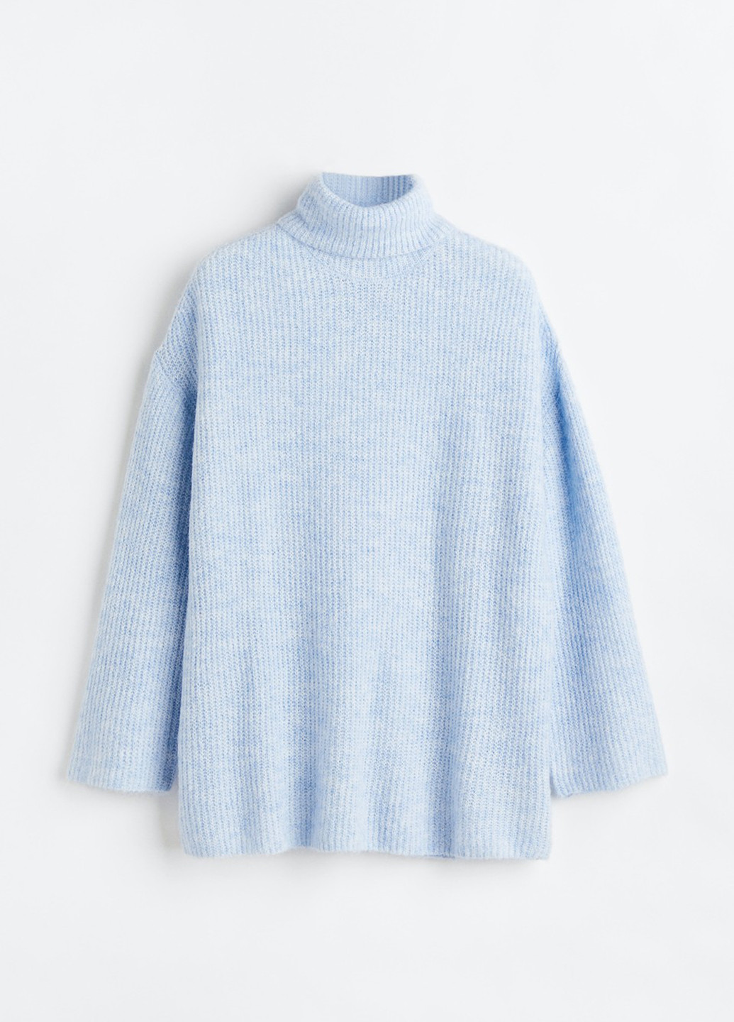 Блакитний зимовий светр H&M