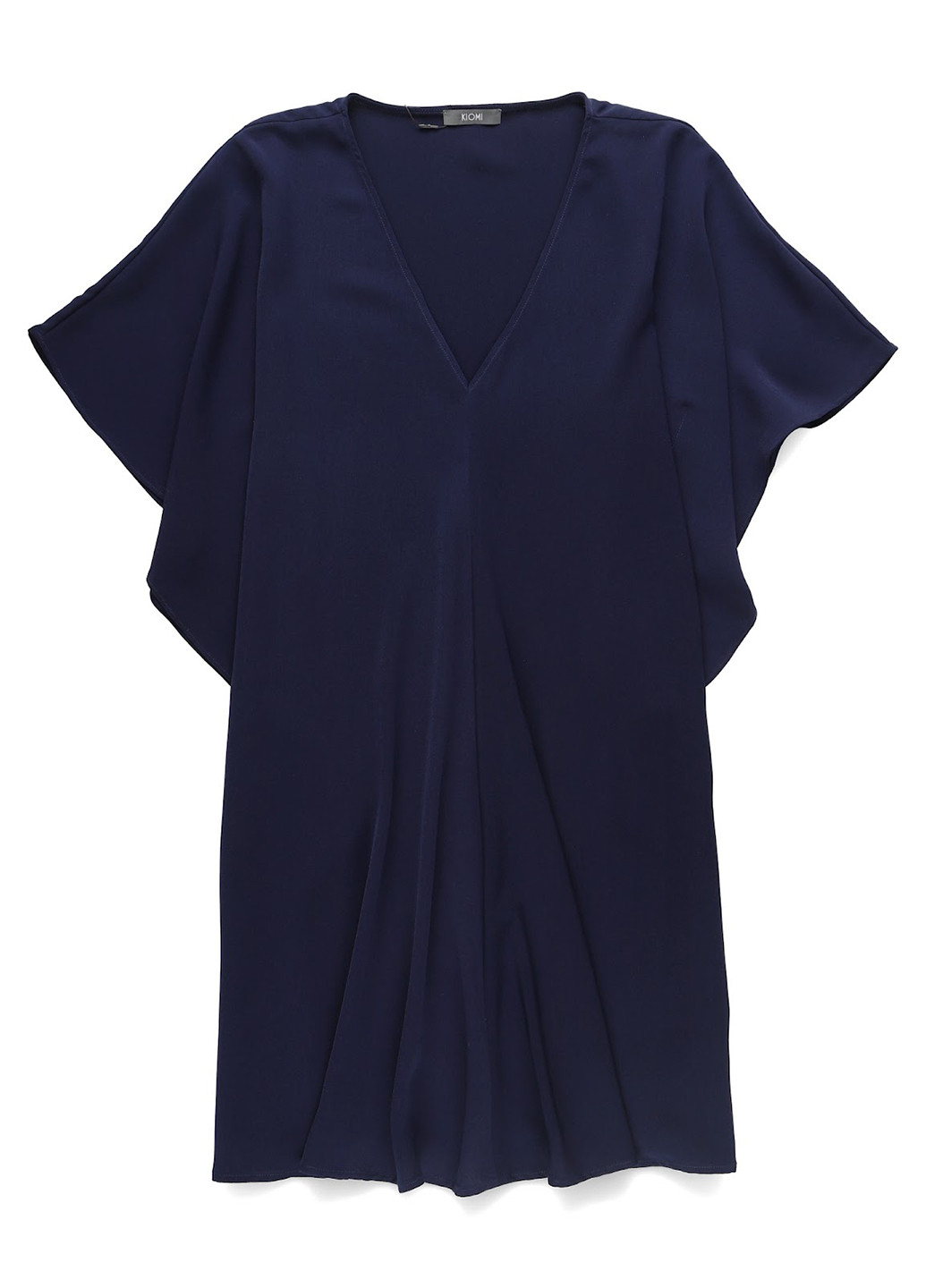 Темно-синя кежуал сукня а-силует Kiomi однотонна