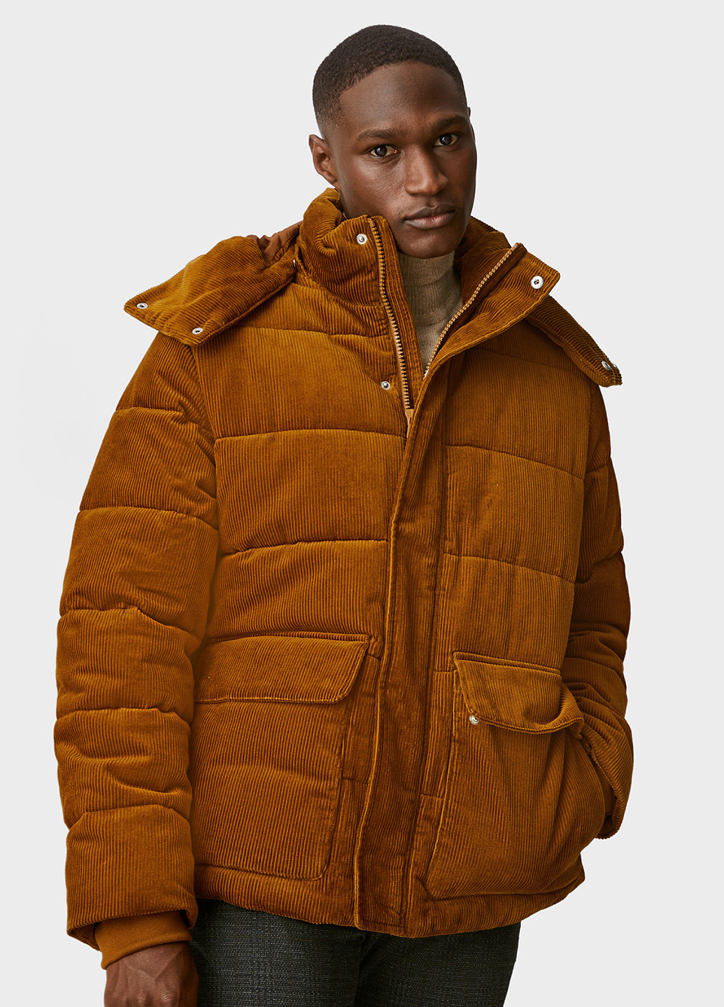 Коричнева зимня куртка C&A