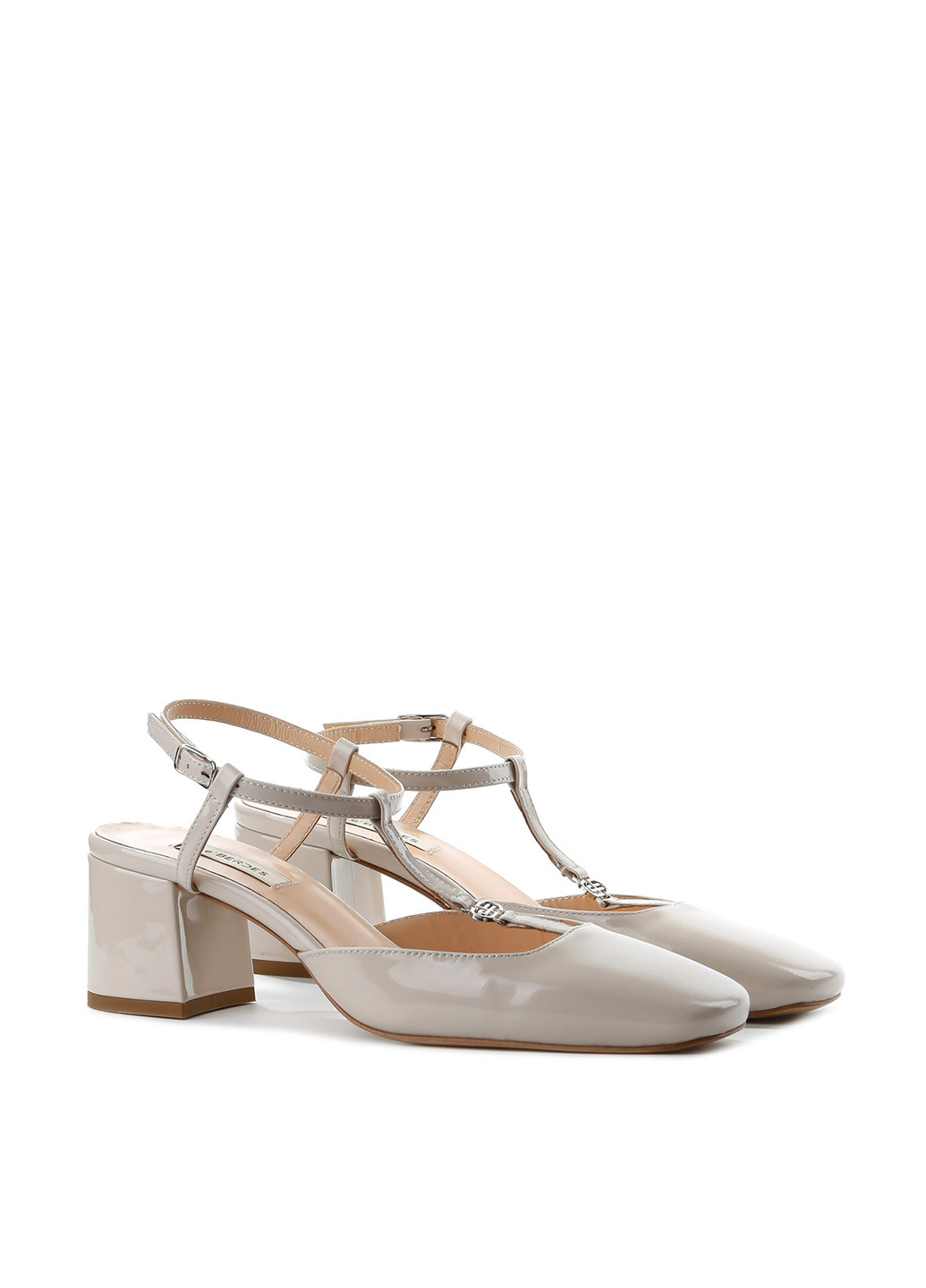 Le'BERDES Туфли т-страп молочный з натуральная кожа, украина — лето (294097533)