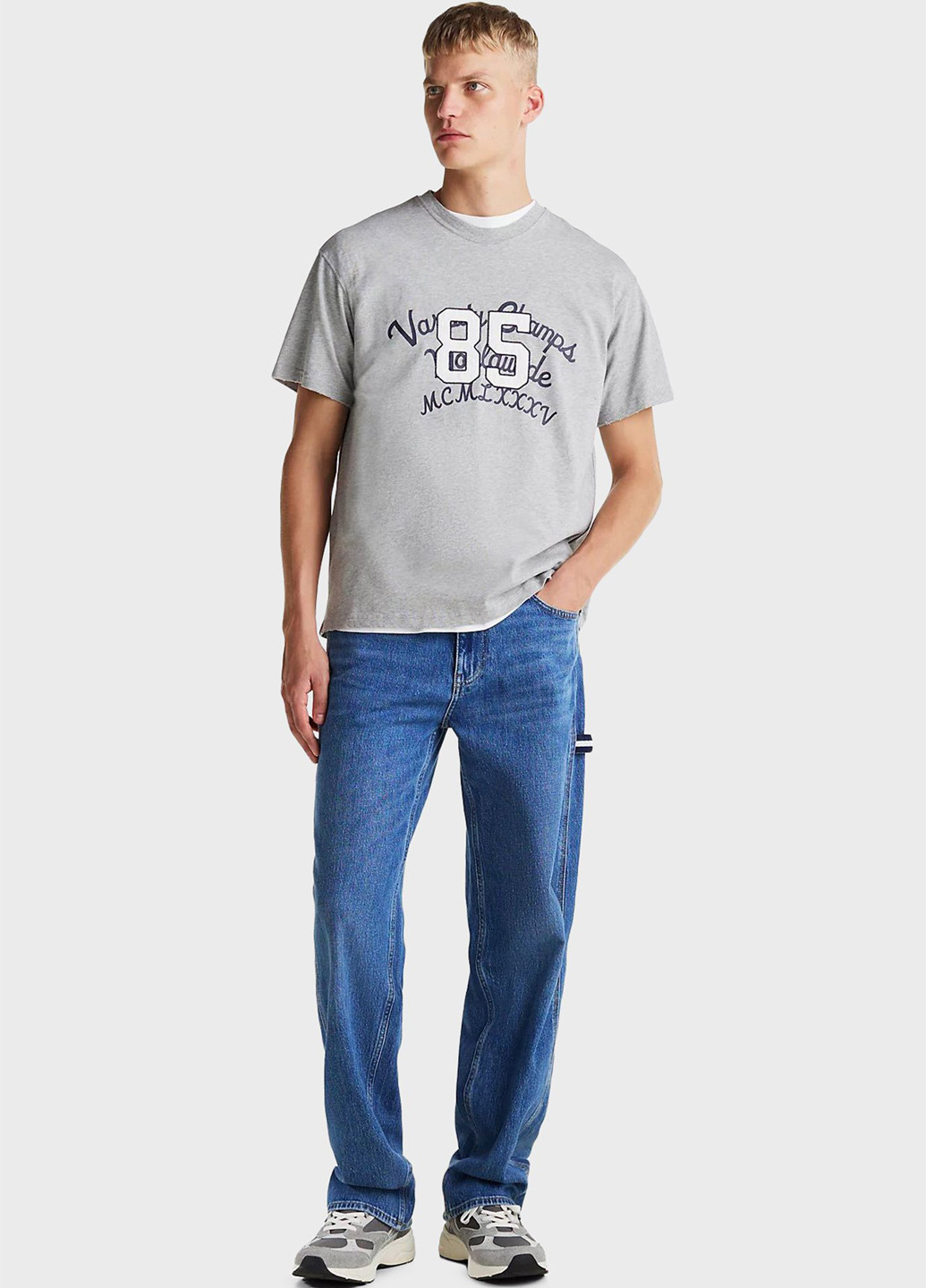 Сіра футболка Tommy Jeans