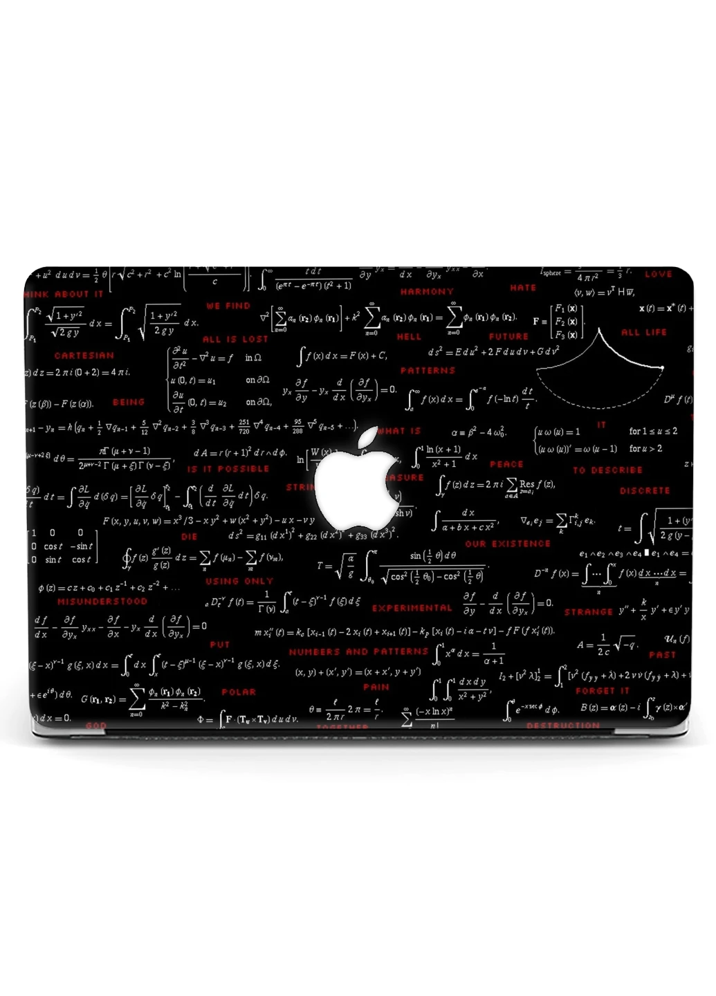 Чехол пластиковый для Apple MacBook Air 13 A1932 / A2179 / A2337 Формулы геометрические (9656-2543) MobiPrint (218865640)