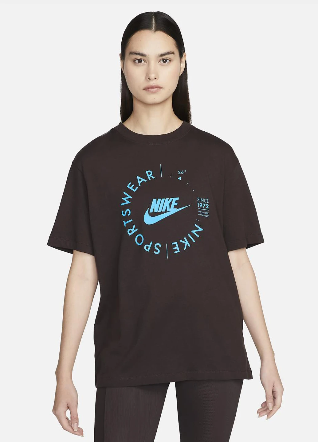 Футболка FD4235-220 Nike Sportswear Women's Sports Utility T-shirt - (318311366)