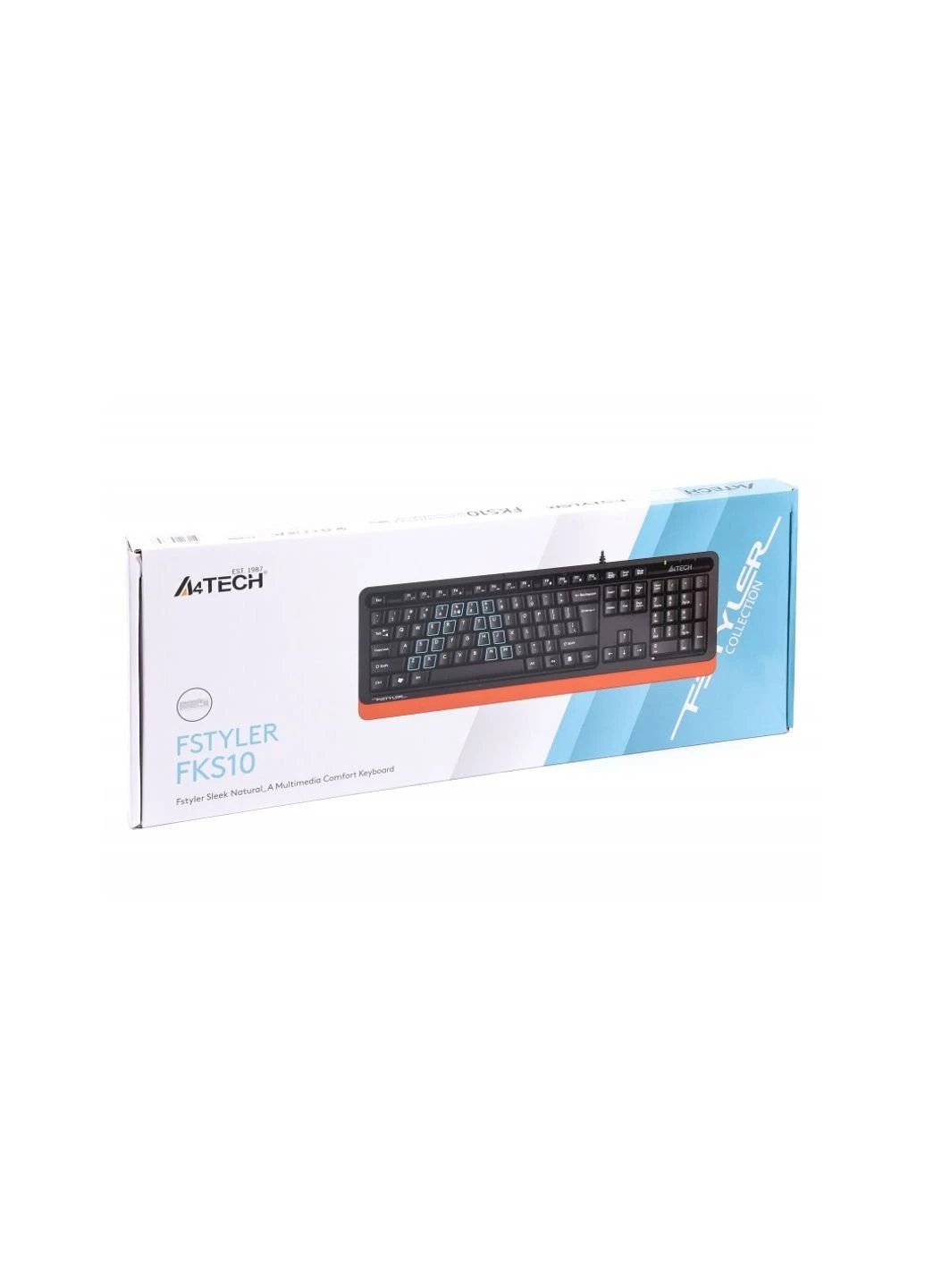 Клавиатура A4Tech FKS10 USB Orange (253468577)