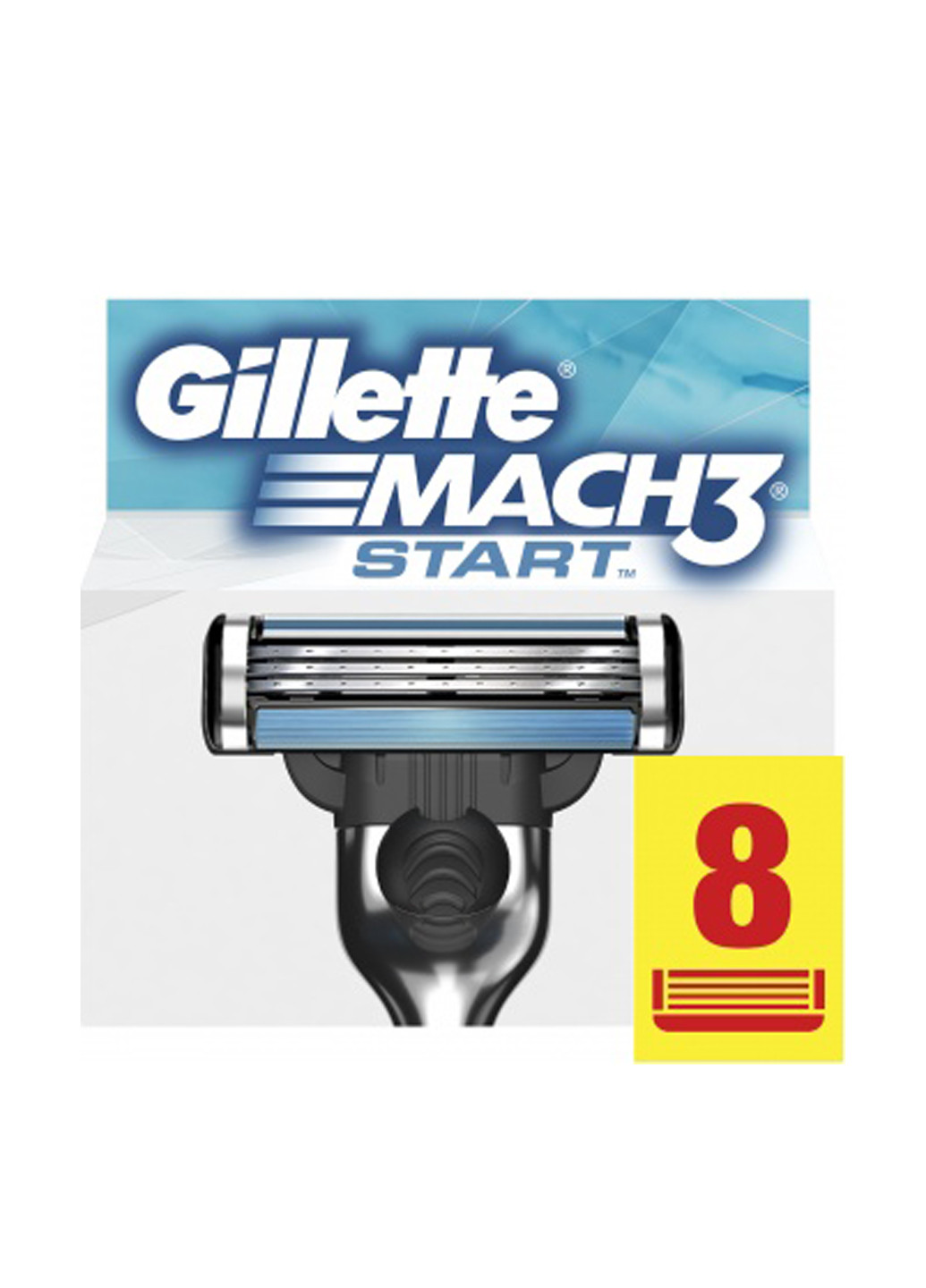 Змінні картриджі для гоління Mach 3 Start (8 шт.) Gillette (138200796)